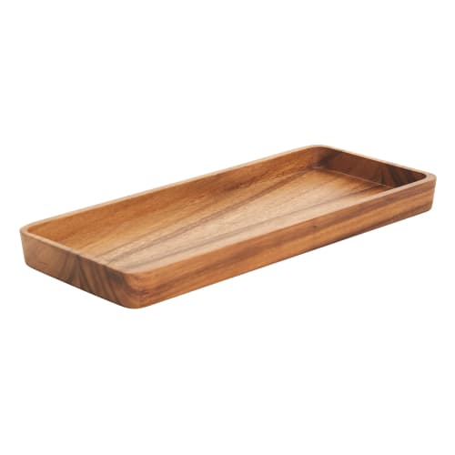 Bandeja Pequeña Wescon Wood Essentials, para Productos de Cortesía, Acacia